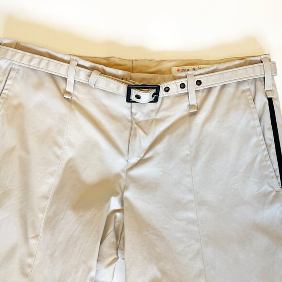 Rag & Bone Handmade in New York Khaki Pants With Black Tuxedo Stripe - 28 US - Picture 5 of 9
